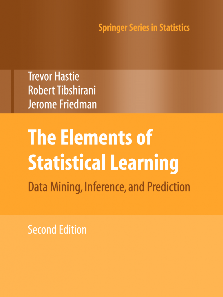 Elements of statistical learning
